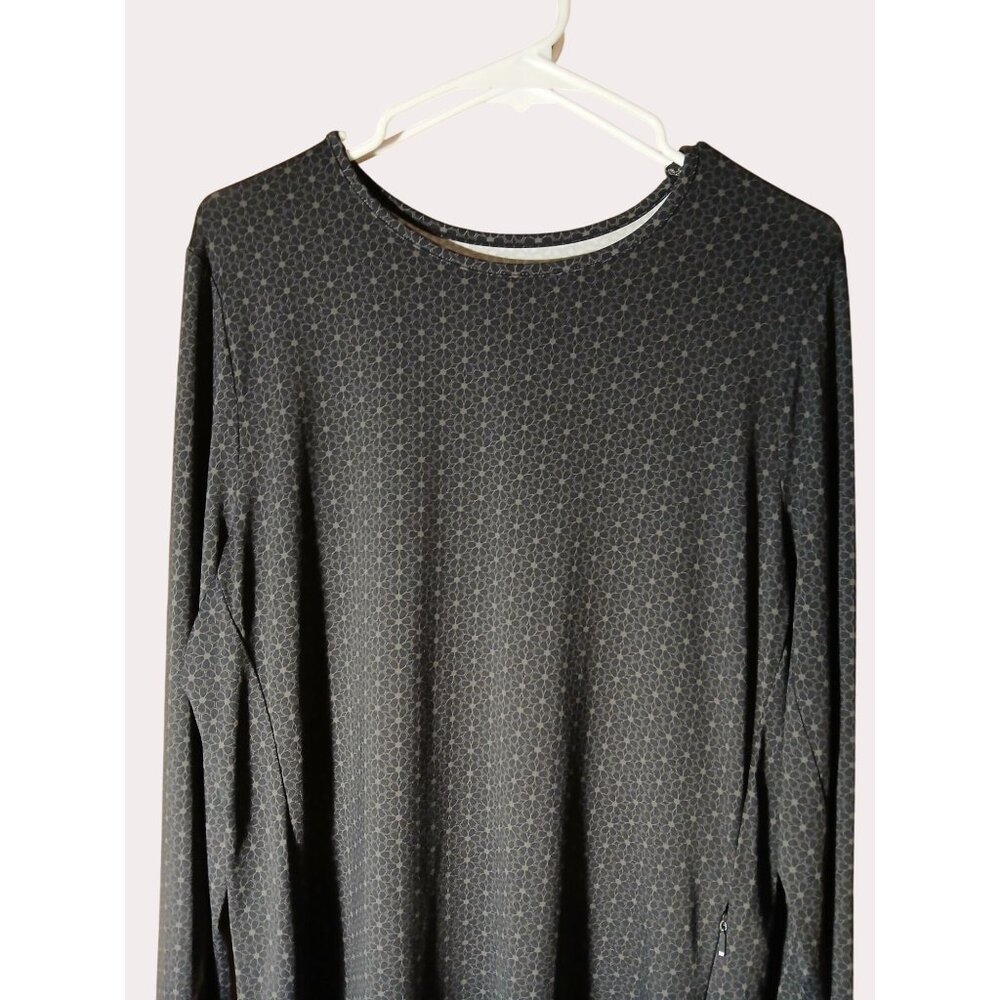 Hang Ten Womens Black Long Sleeve Rash Sun Protection Size XL A - Picture 2 of 13